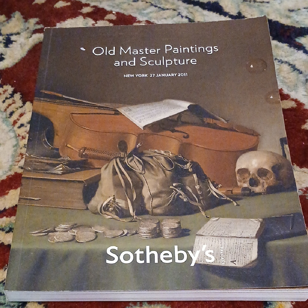 Sotheby's Old Master Paintings and Sculpture Catalog selling well below retail